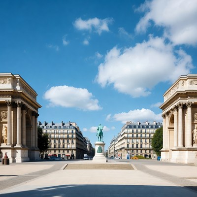 Napoleon Statue at Arc de Triomphe