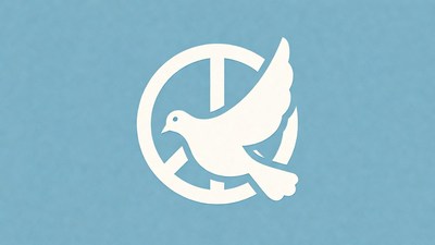 Dove with Peace Symbol