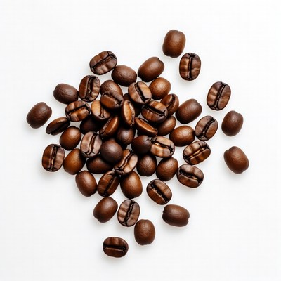 Pile of Roasted Coffee Beans