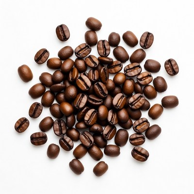 Pile of Roasted Coffee Beans