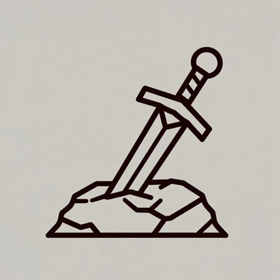 Sword in the Stone Illustration