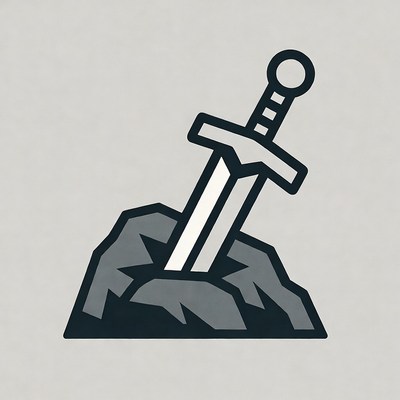 Sword in Stone Illustration