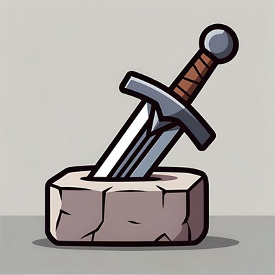 Sword in Stone Illustration