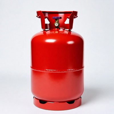 Red LPG Gas Cylinder