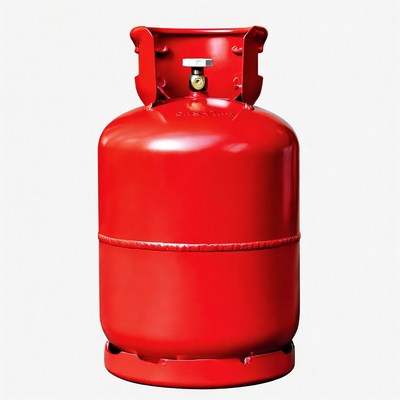 Red Gas Cylinder