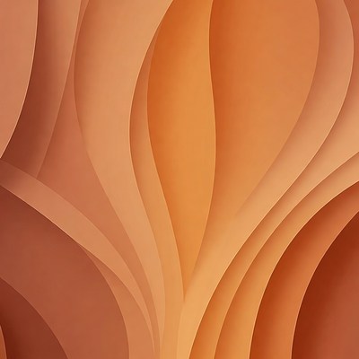 Abstract Orange Wavy Background