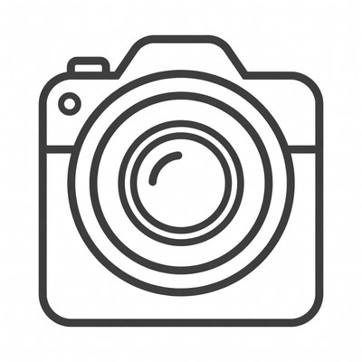 Line Drawing Camera Icon