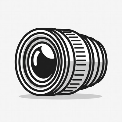 Camera Lens Illustration