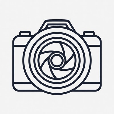 Line Art Camera Icon