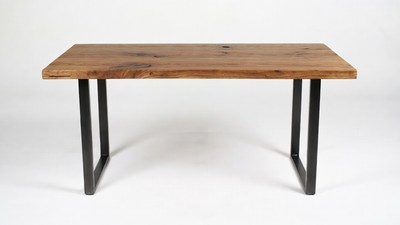 Rustic Oak Wood Dining Table