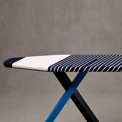 Blue Striped Ironing Board