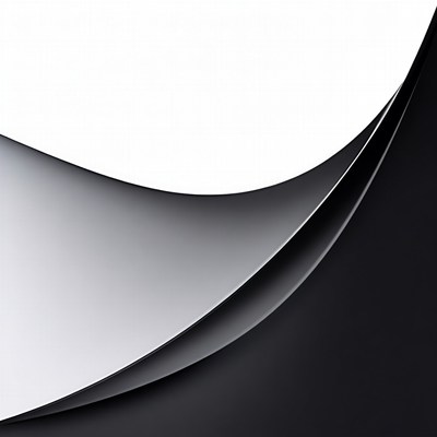 Abstract Black White Wave Background