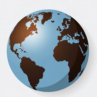 Earth Globe Illustration