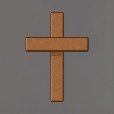 Wooden Cross Illustration