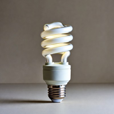 Spiral CFL Light Bulb