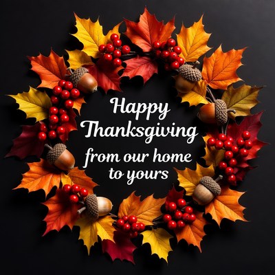 Happy Thanksgiving Wreath