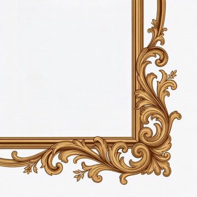 Ornate Gold Picture Frame