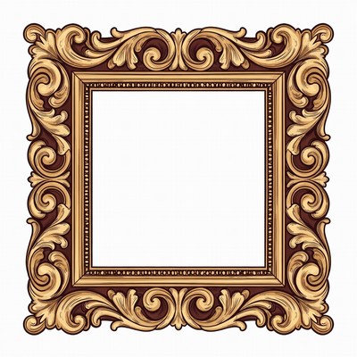 Ornate Gold Picture Frame