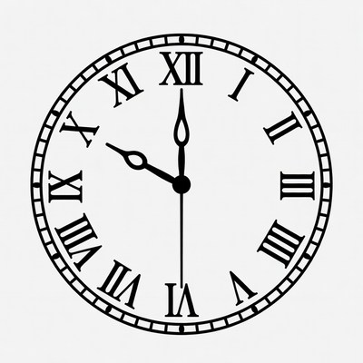 Roman Numeral Clock