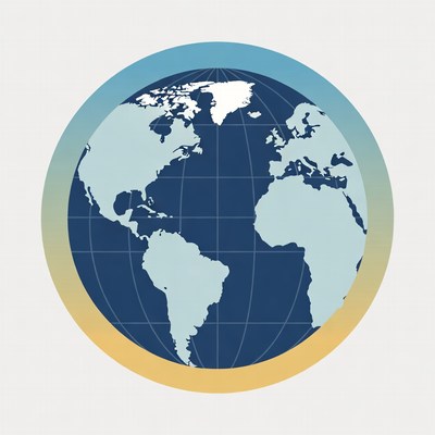 Earth Globe Illustration