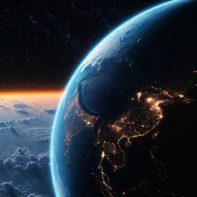 Earth at Night from Space