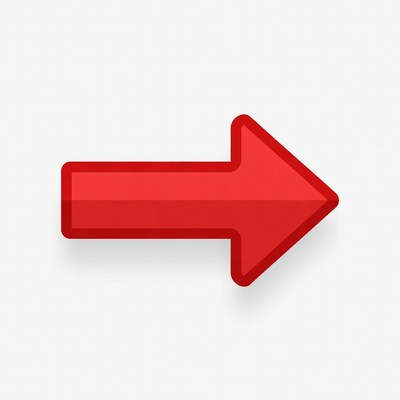 Red Right Arrow Icon