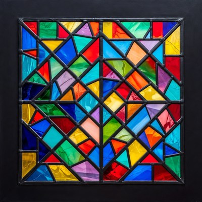 Colorful Stained Glass Window
