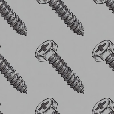 Screw Seamless Pattern