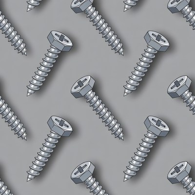 Seamless Hex Head Bolts Pattern