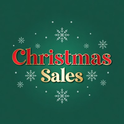 Christmas Sales Graphic