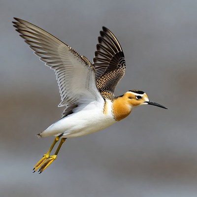 Killdeer Bird Flying in Flight