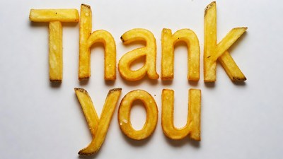 Thank You in French Fries