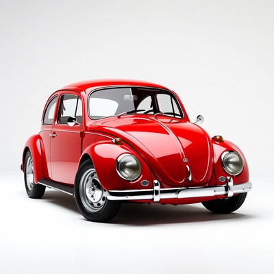 Red Volkswagen Beetle Car
