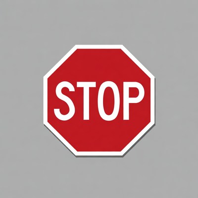 Red Stop Sign