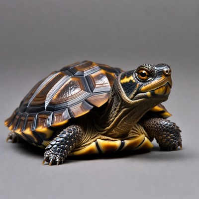 Black-knobbed Map Turtle