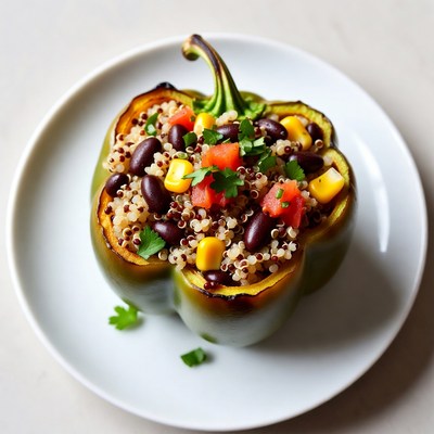 Stuffed Bell Pepper with Quinoa