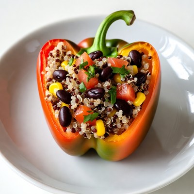 Stuffed Bell Pepper with Quinoa