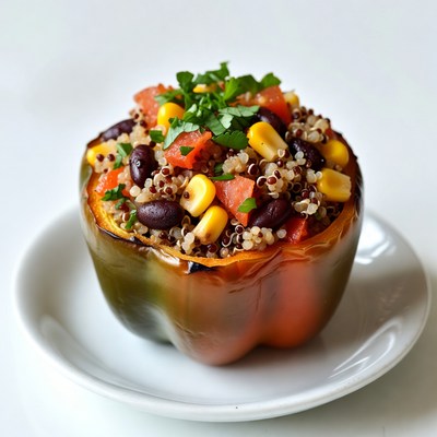 Stuffed Bell Pepper with Quinoa