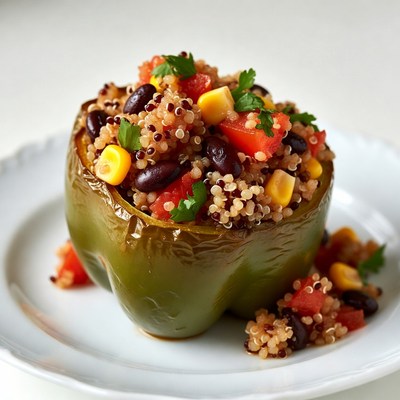 Stuffed Bell Pepper with Quinoa