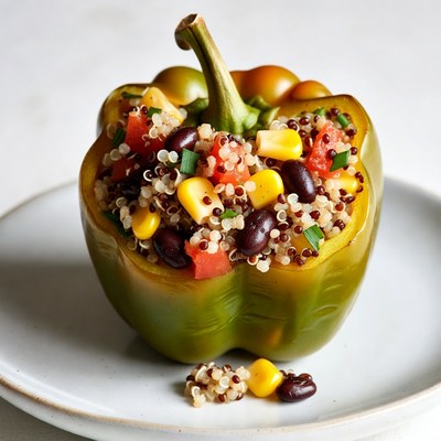 Stuffed Bell Pepper with Quinoa