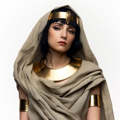 Woman in Egyptian Pharaoh Costume