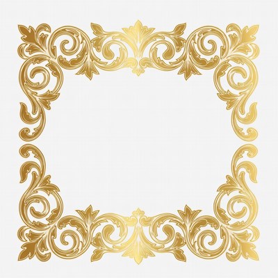 Ornate Gold Ornamental Frame
