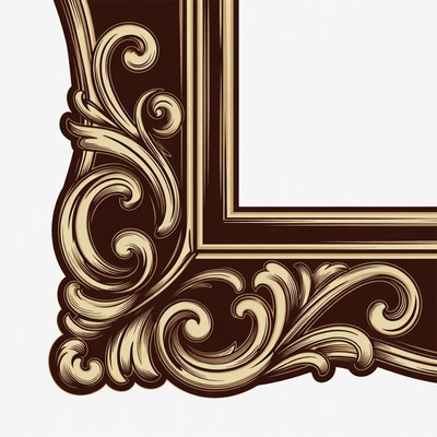 Ornate Vintage Picture Frame