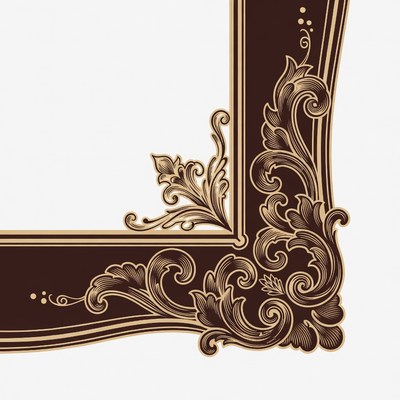 Ornate Vintage Picture Frame