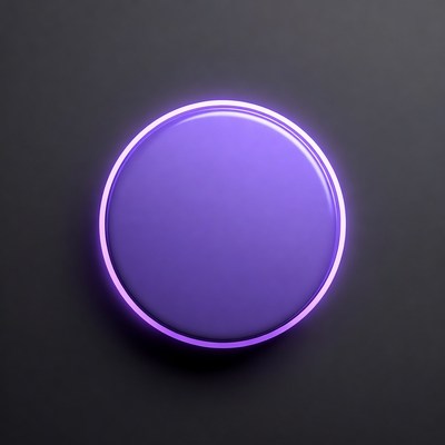 Purple Glowing Circle on Black