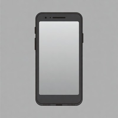 Black Smartphone Illustration