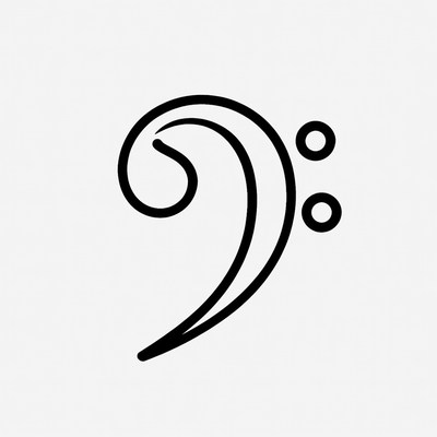 Bass Clef Icon
