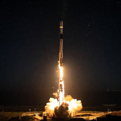 Rocket Launch at Night