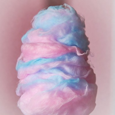 Colorful Cotton Candy Swirl