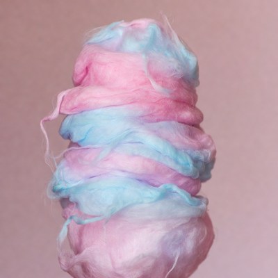 Pink and Blue Cotton Candy
